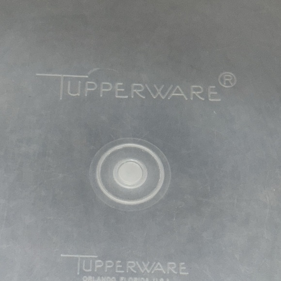 VTG Clear Tupperware Oval Food Storage (Ham) Container Bowl with Lid - Picture 7 of 14